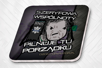 Szeryfowa z drugiego piętra - Magnes na pralkę
